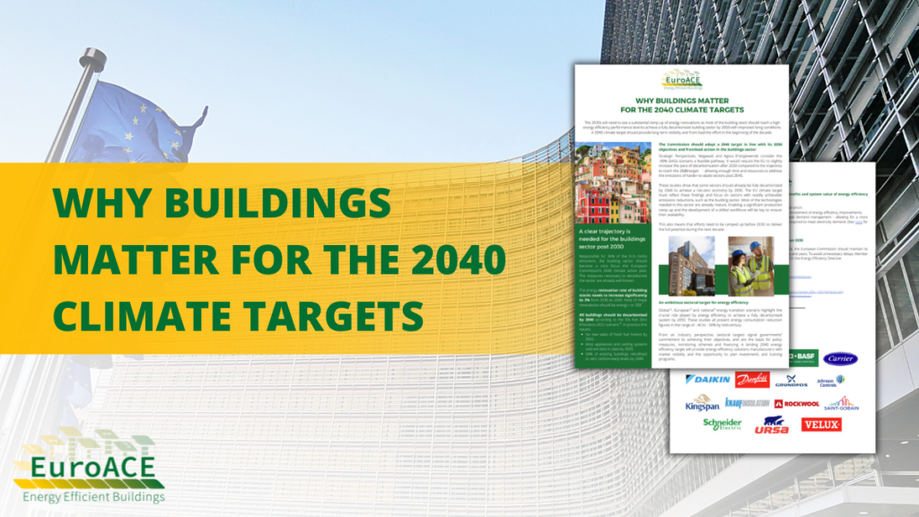 Why Buildings Matter for the 2040 Climate Targets
